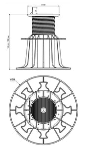 Decking Riser - 140/230mm (Pack of 10) - Jouplast UK