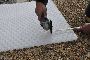 25 Sheets ALVEPLAC (BY JOUPLAST) Gravel Support Grid - H30
