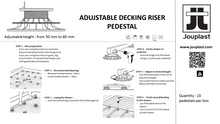 Decking Riser - 20/30mm (Pack of 10) - Jouplast UK