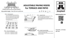 Paving Riser - 140/230mm (Pack of 10) - Jouplast UK